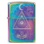 فندک زیپو (Zippo) مدل 49061 – طرح هولوگرافیک با حکاکی نمادیک