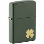 فندک زیپو (Zippo) مدل 49796 – طرح شبدر طلایی