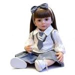 عروسک Reborn Baby Doll سیلیکونی Cute Babies Soft Doll مد عروسک Bebe Reborn 55cm