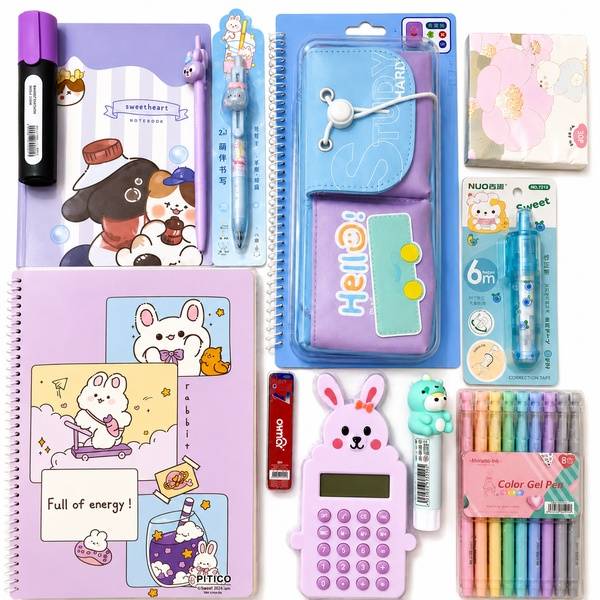 stationery_set_600x600-2 ست لوازم التحریر12عددی اقتصادی کد14 - Image 1